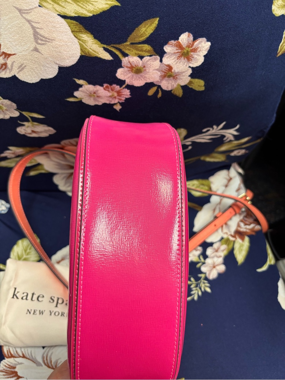 NWT Kate Spade Sam Icon Ombre Small Convertible Crossbody Melon Ball - Picture 7 of 13
